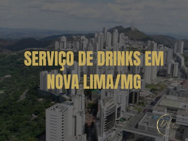 Serviços de drinks em Nova Lima para eventos corporativos, casamentos e festas